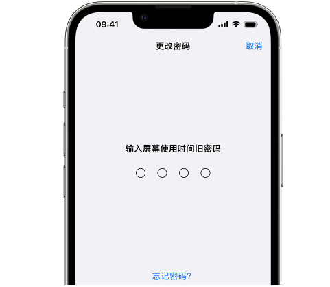 满洲里iPhone屏幕维修分享iPhone屏幕使用时间密码忘记了怎么办 